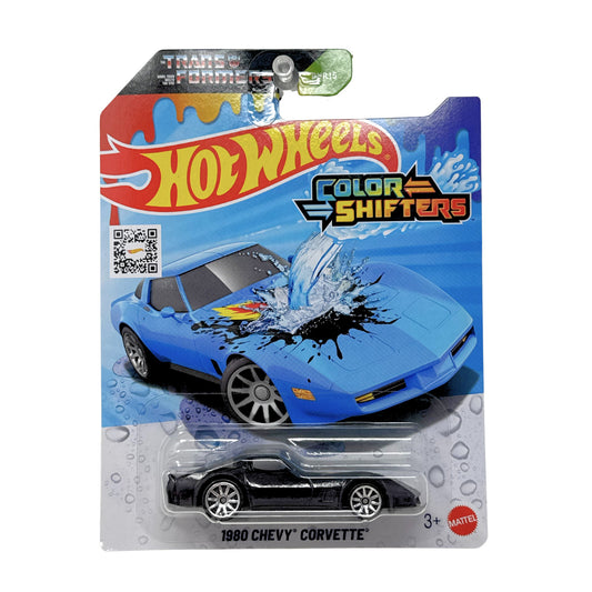Hot Wheels Color Shifters 1980 Chevy Corvette Transformers 1:64 Diecast