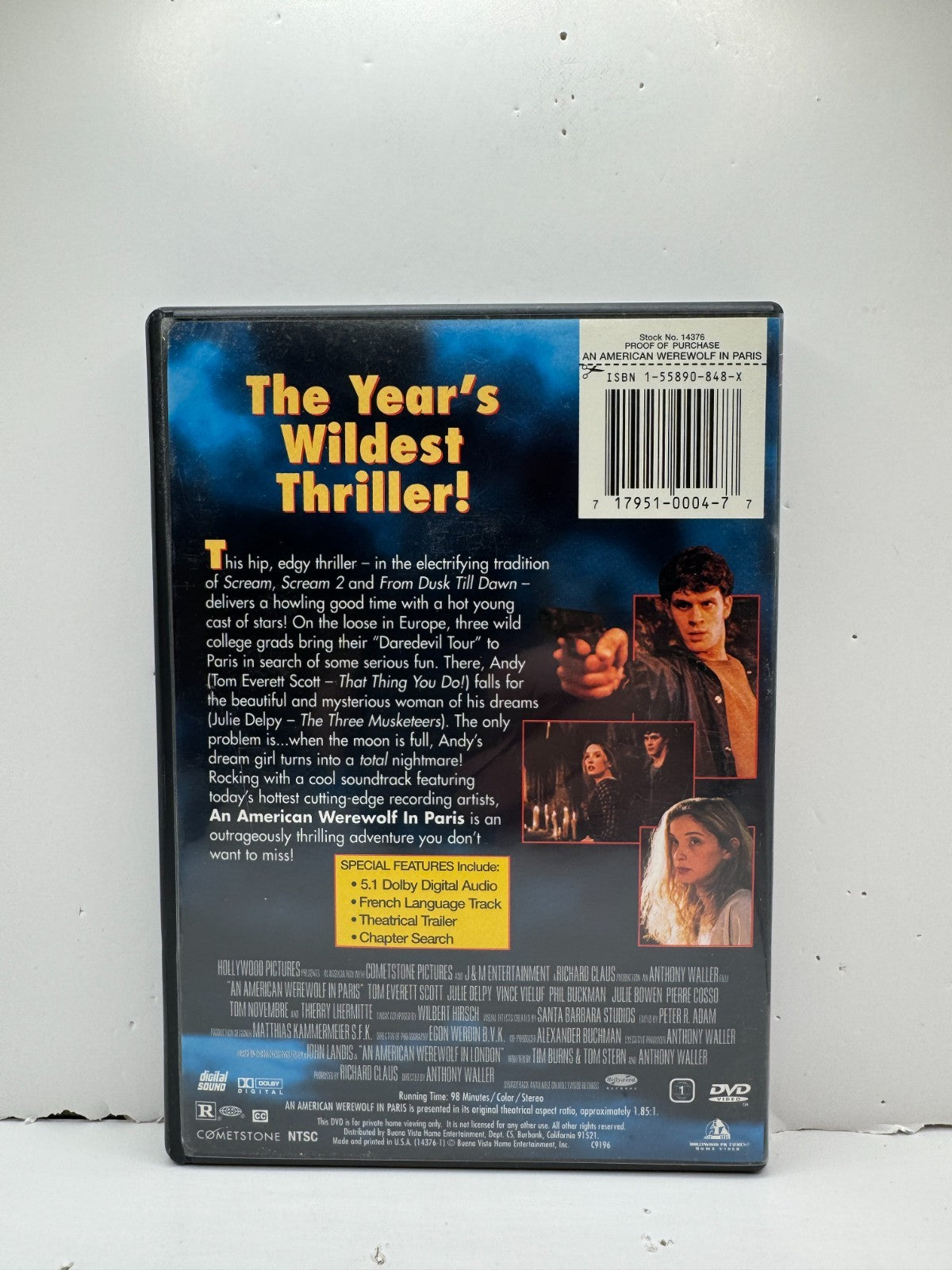 An American Werewolf in Paris (DVD) Horror Comedy