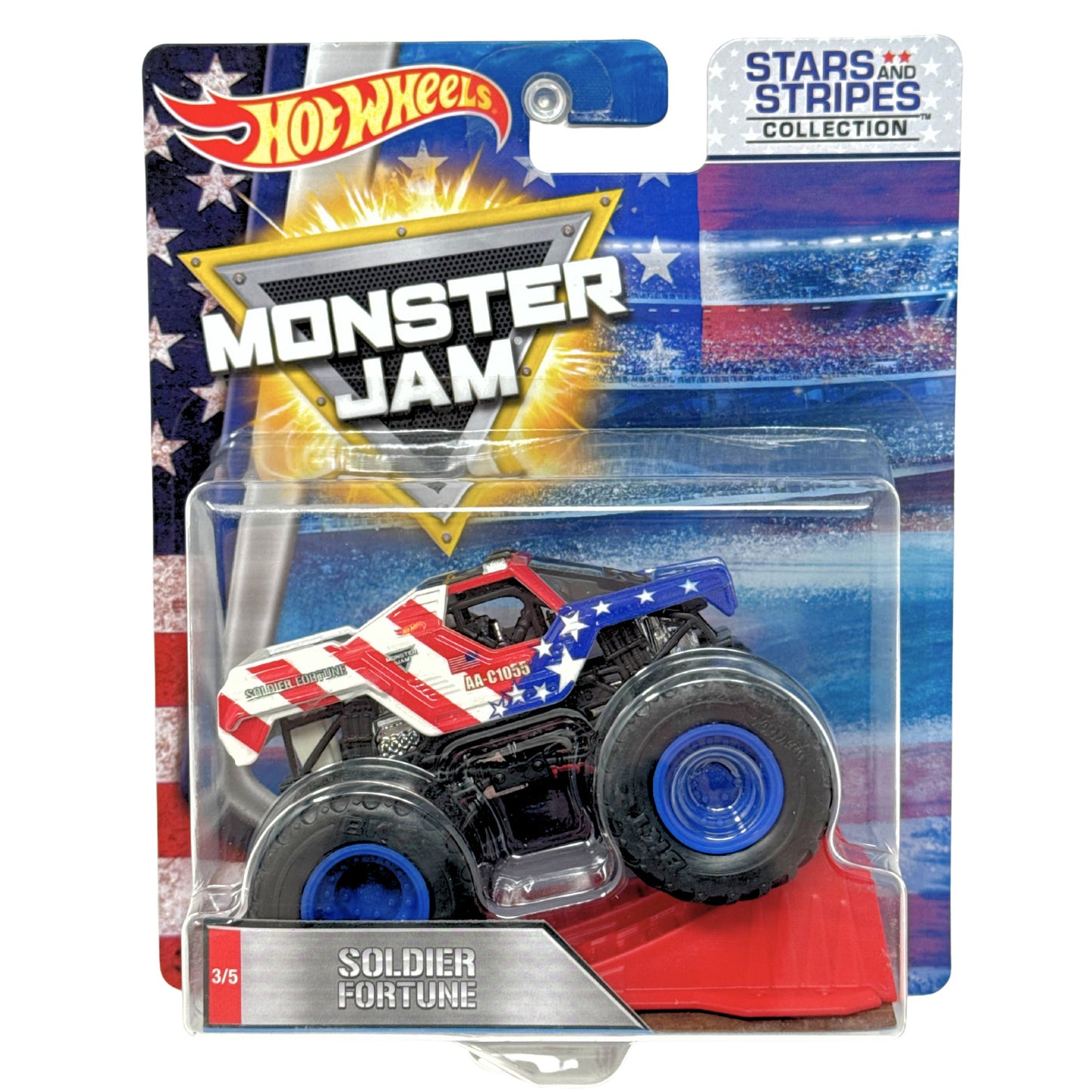 Hot Wheels Monster Jam Stars and Stripes Soldier Fortune 1:64 Diecast