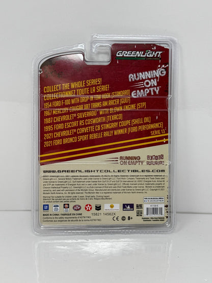Greenlight Running On Empty 2021 Chevrolet Corvette Stingray Shell 1:64 Diecast