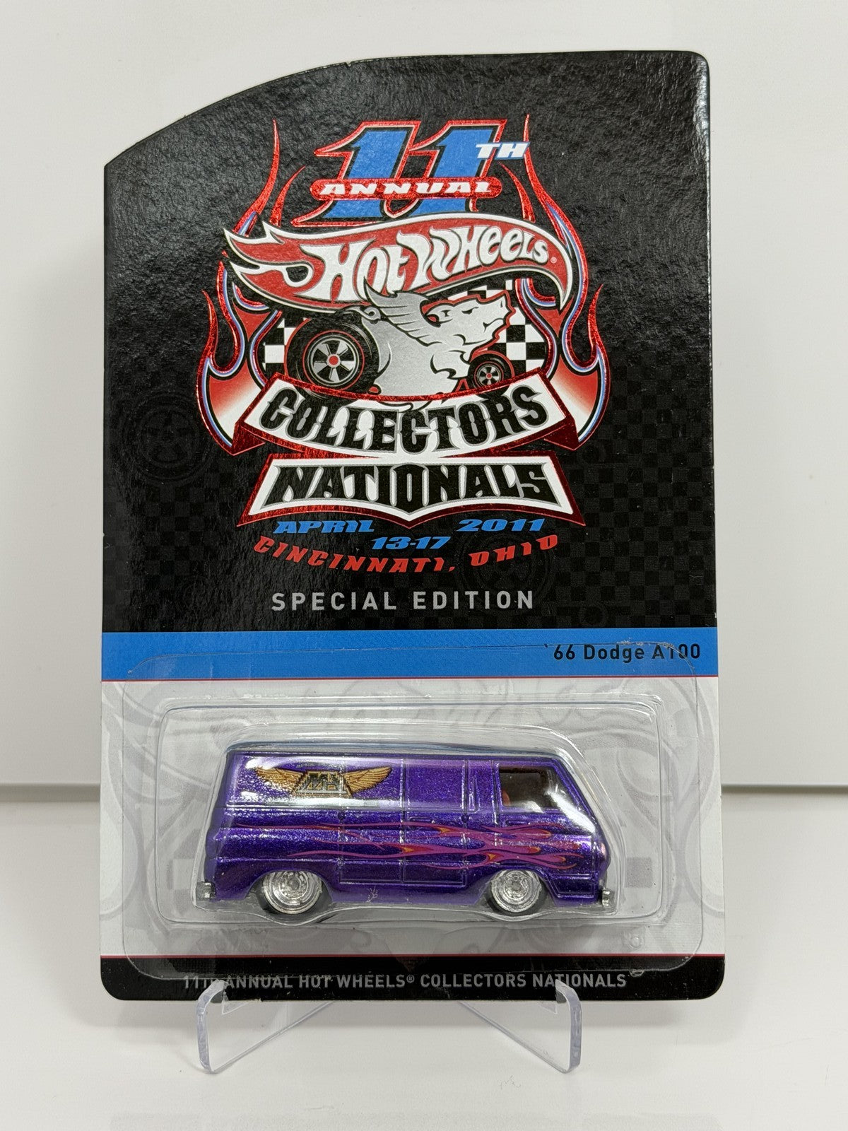 Hot Wheels 2011 11th Collectors Nationals '66 Dodge A100 1:64 Diecast 973/1200