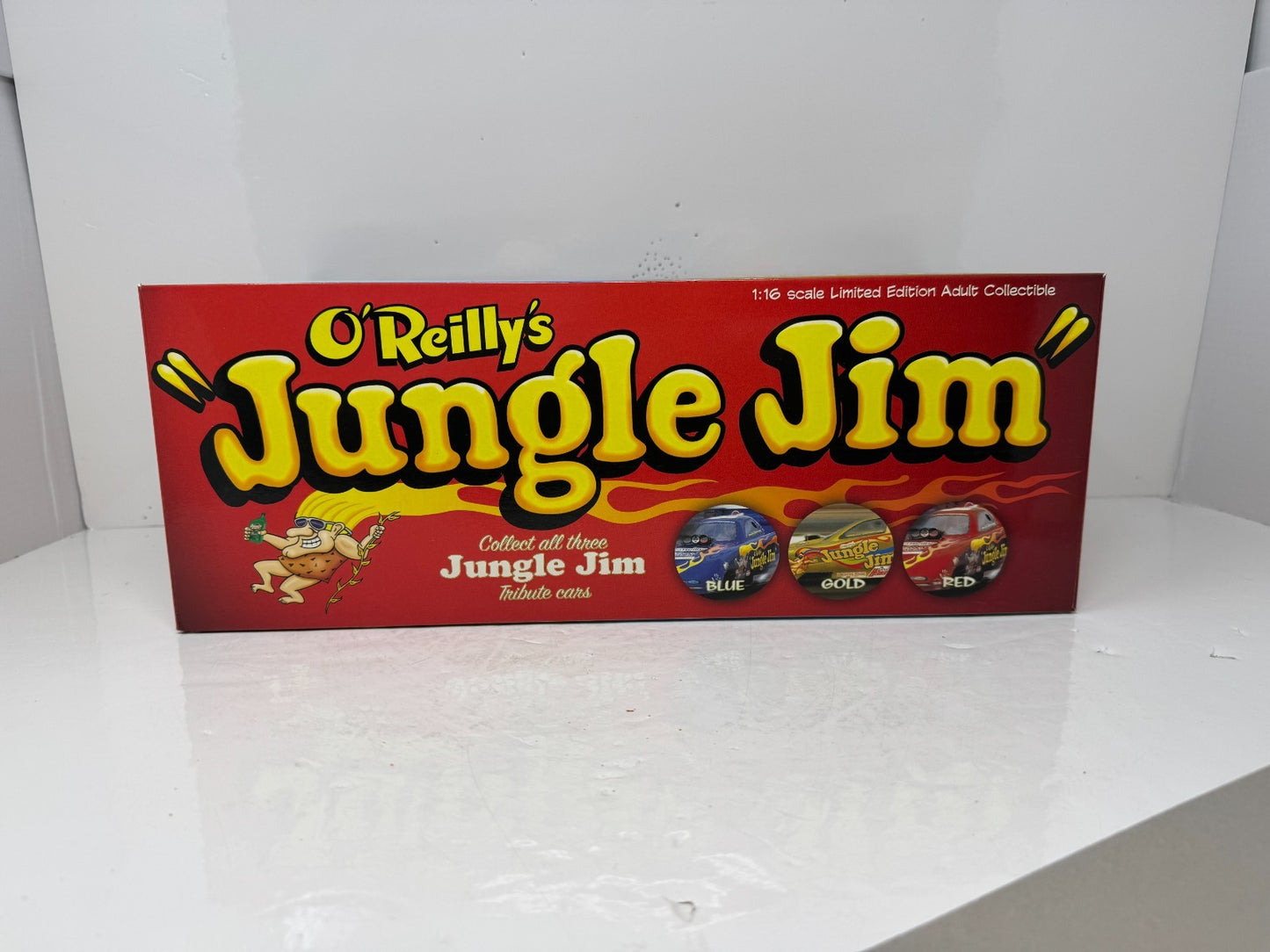 Milestone Bob Gilbertson NHRA Jungle Jim Tribute Blue Funny Car 1:16 Scale