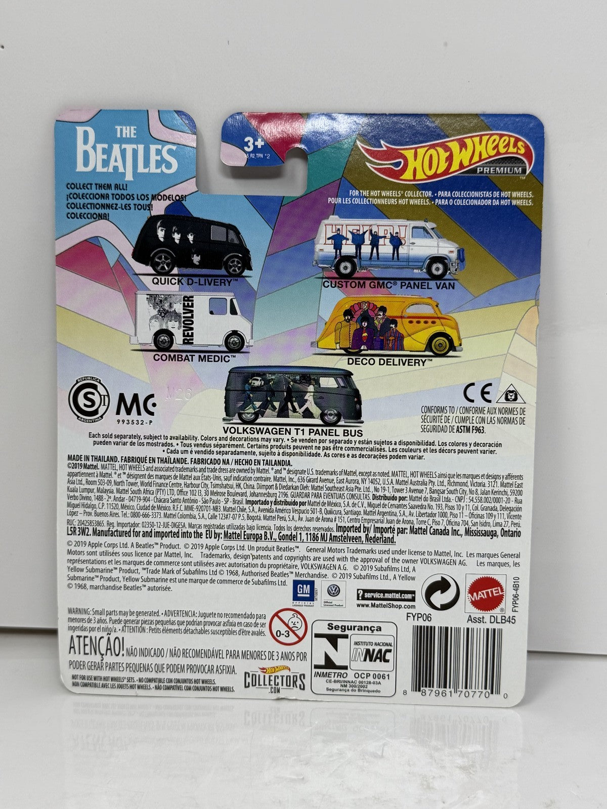Hot Wheels Premium Beatles Yellow Submarine Deco Delivery 1:64 Diecast