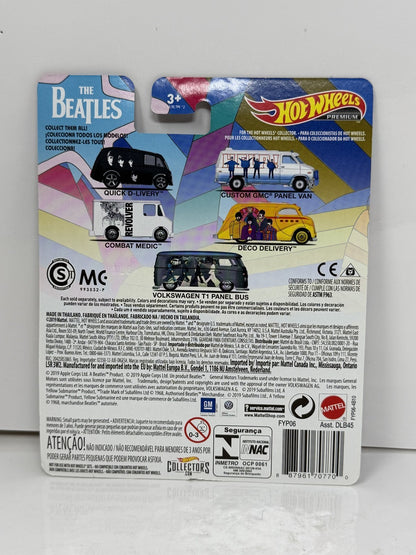 Hot Wheels Premium Beatles Yellow Submarine Deco Delivery 1:64 Diecast