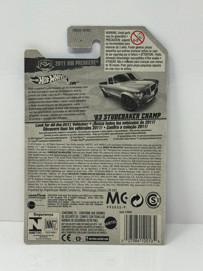 Hot Wheels Premiere 1963 Studebaker Champ 1:64 Diecast