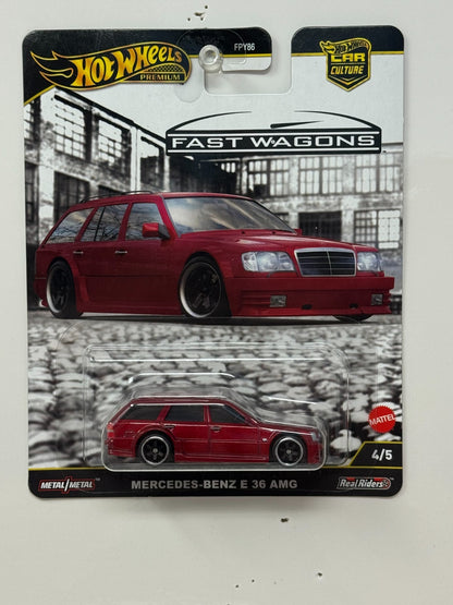 Hot Wheels Premium Fast Wagons Mercedes-Benz E 36 AMG 1:64 Diecast