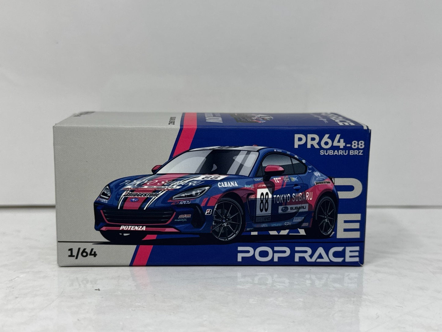 Pop Race Subaru BRZ Tokyo Subaru #88 1:64 Diecast