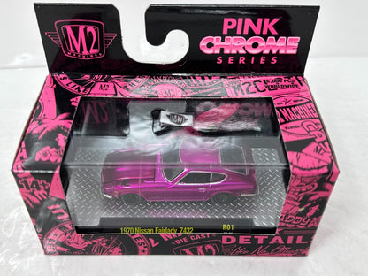 M2 Machines Pink Chrome Series 1970 Nissan Fairlady Z432 1:64 Diecast