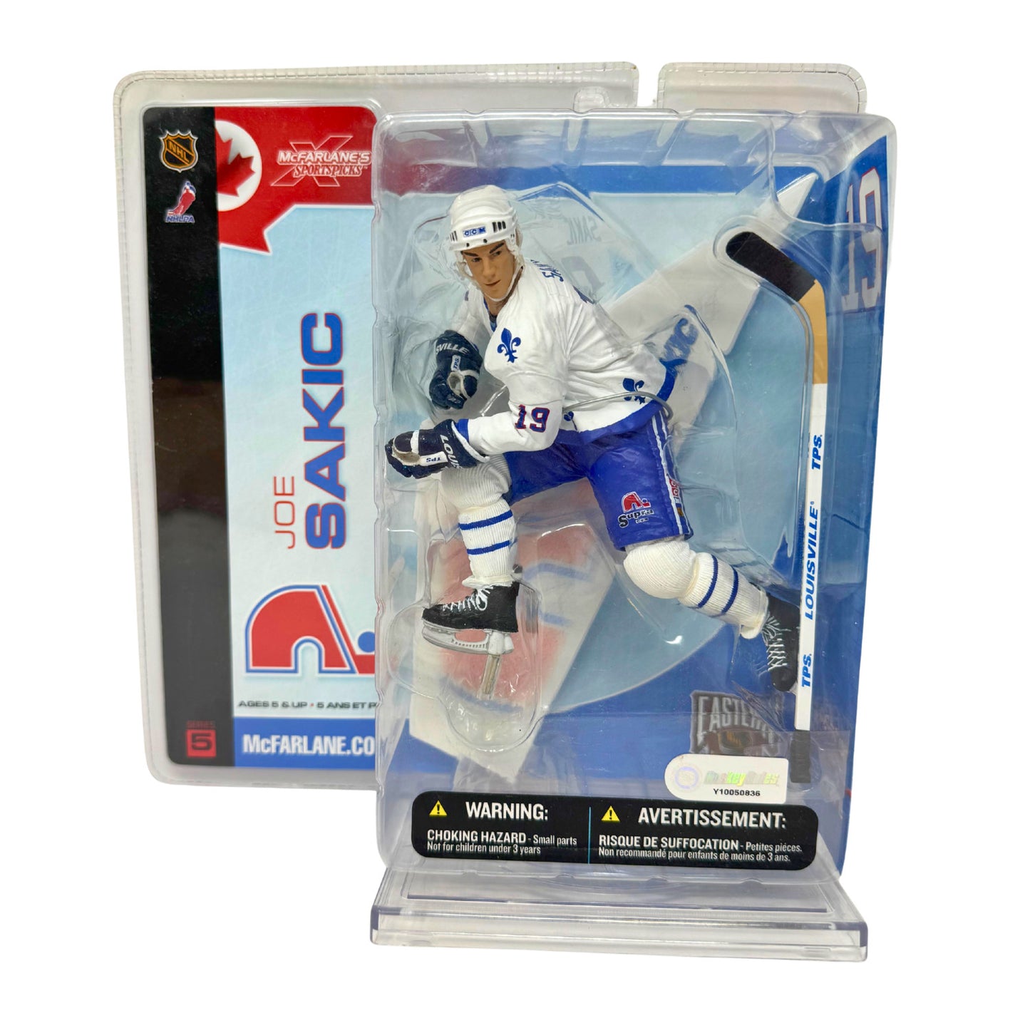 McFarlane NHL Quebec Nordiques Joe Sakic Series 5 Variant Figure