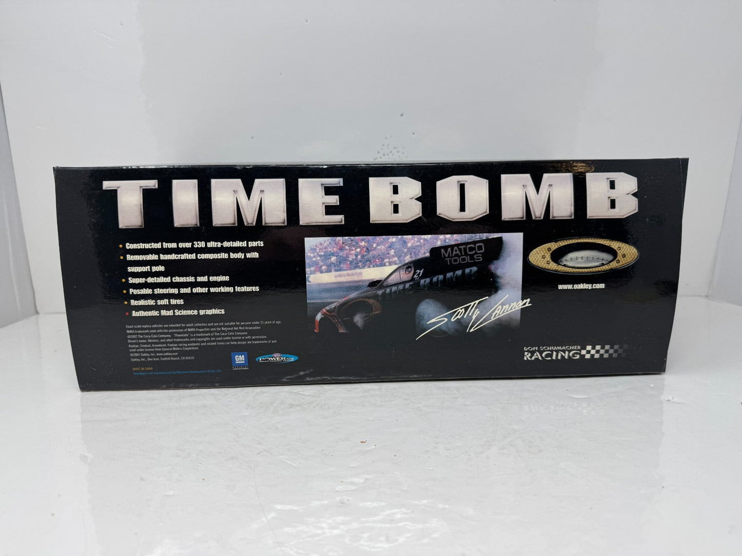 Milestone Scotty Cannon NHRA Oakley Time Bomb Firebird Funny Car 1:16 Scale