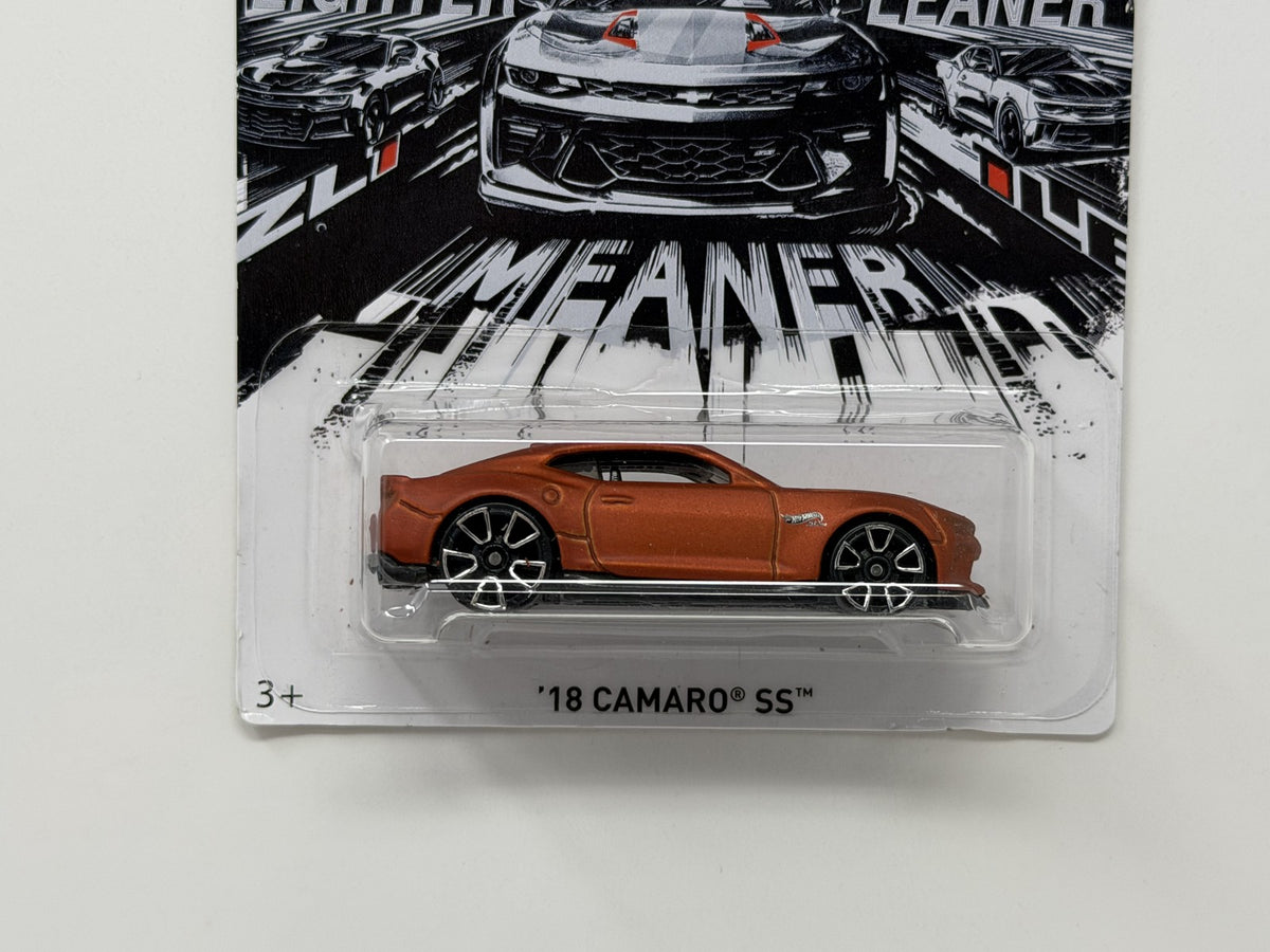 Hot Wheels Lighter Leaner Meaner 2018 Camaro SS 1:64 Diecast Orange