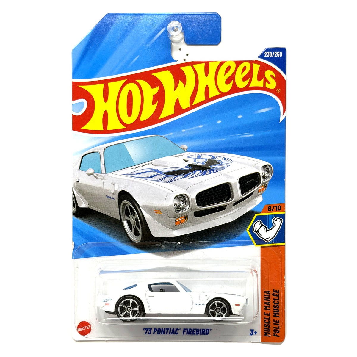 Hot Wheels Muscle Mania 1973 Pontiac Firebird 1:64 Diecast White