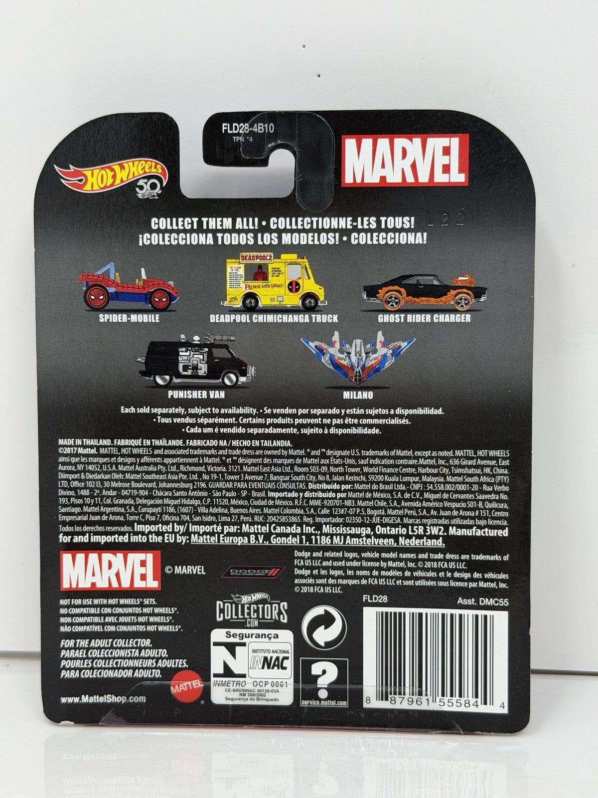 Hot Wheels Retro Entertainment Guardians of the Galaxy Vol 2 Milano 1:64 Diecast