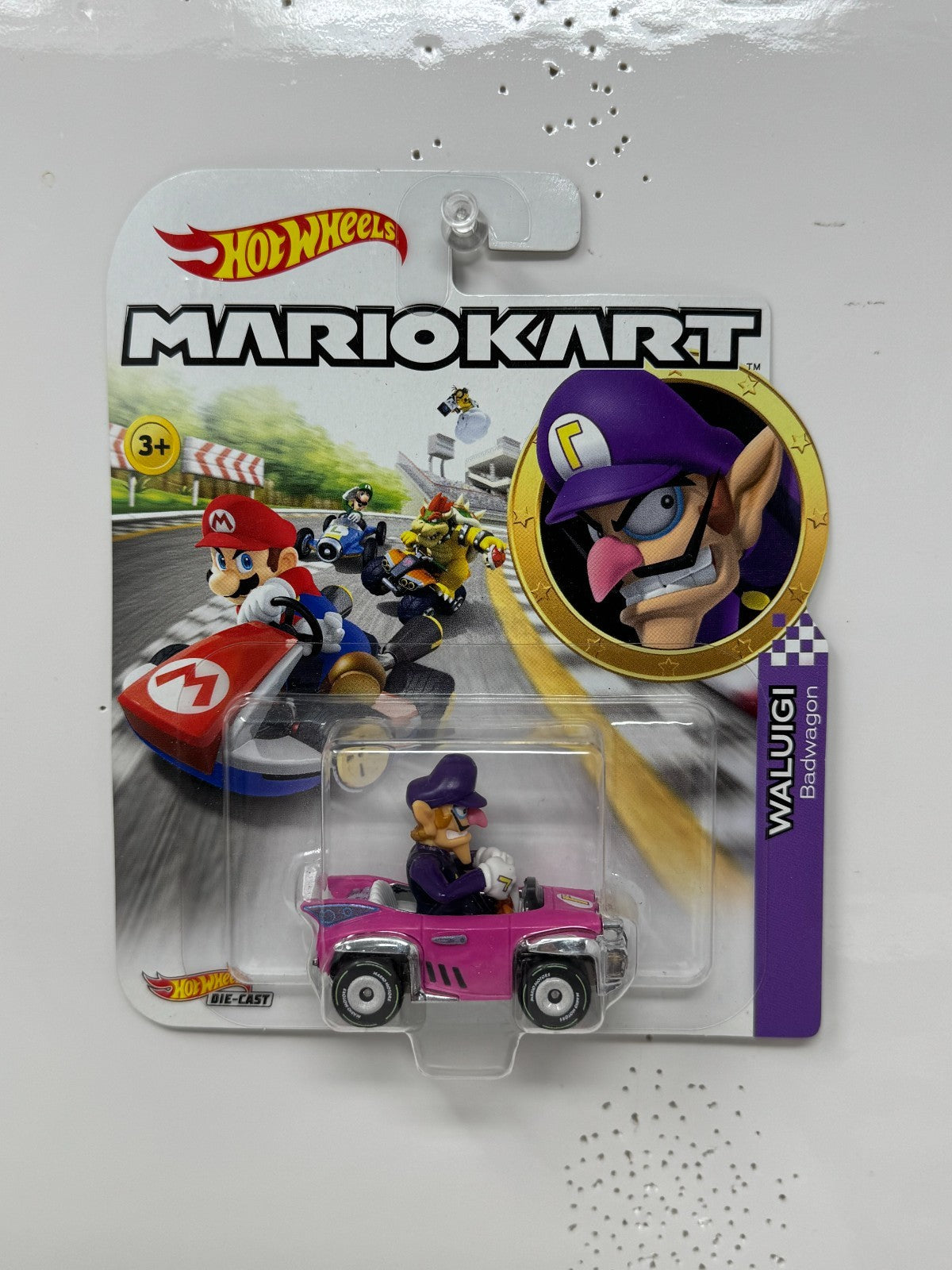 Hot Wheels Mario Kart Waluigi Bandwagon 1:64 Diecast
