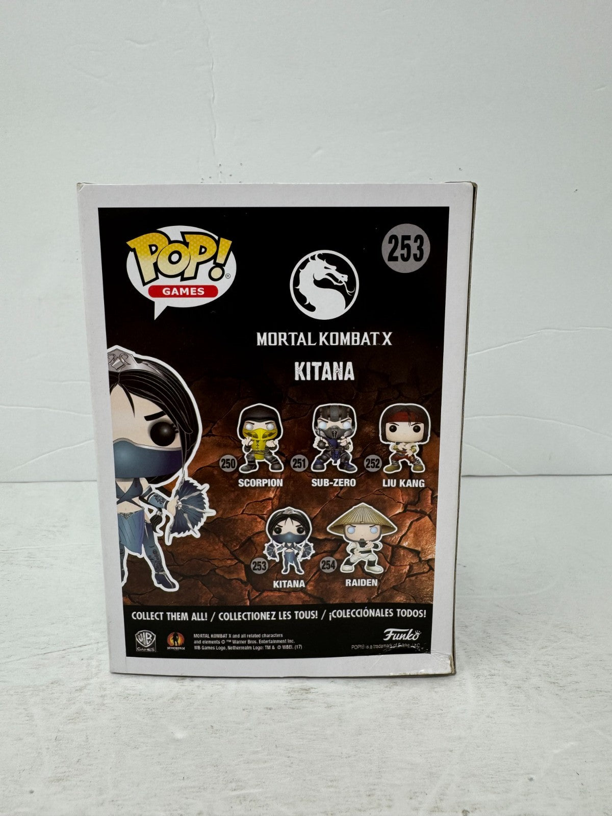 Funko Pop! Games #253 Mortal Kombat X Kitana Vinyl Figure