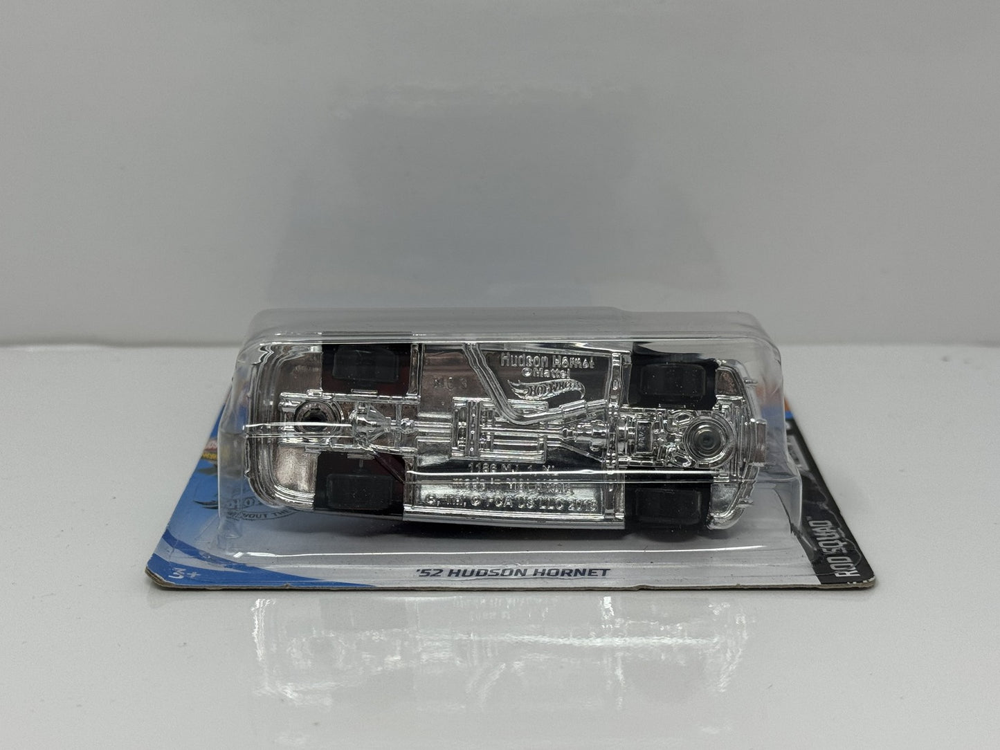 Hot Wheels Rod Squad 1952 Hudson Hornet 1:64 Diecast Gray Short Card
