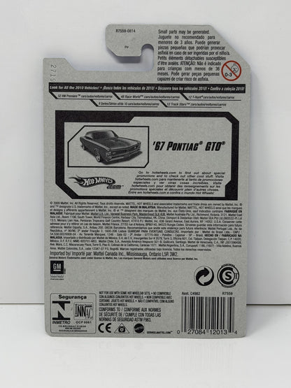 Hot Wheels Faster Than Ever 1967 Pontiac GTO 1:64 Diecast Red Silver