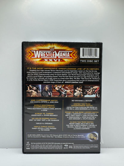 WrestleMania XXVI (DVD) WWE Wrestling