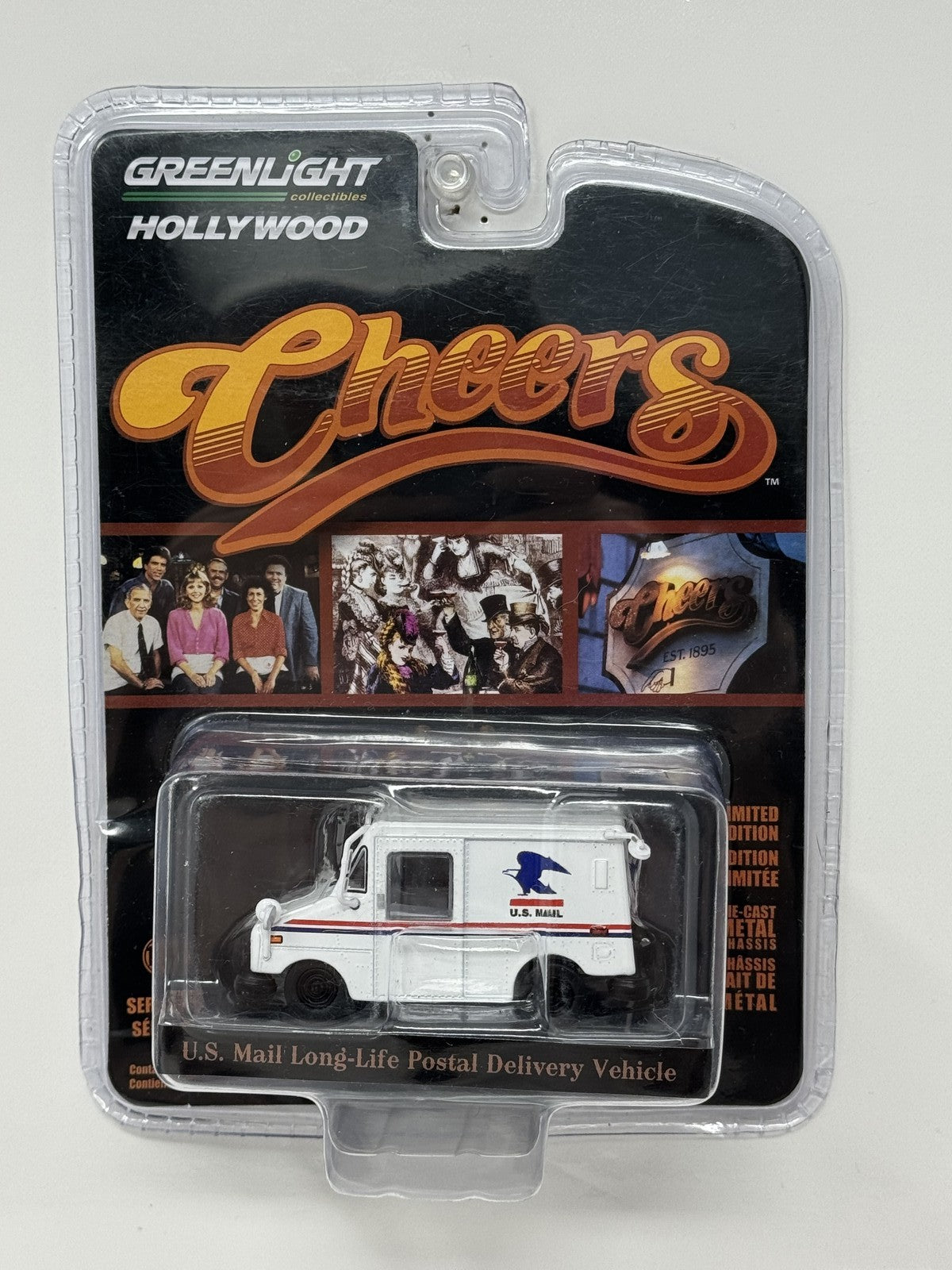 GreenLight Hollywood Cheers U.S. Mail Long-Life Postal Vehicle 1:64 Diecast