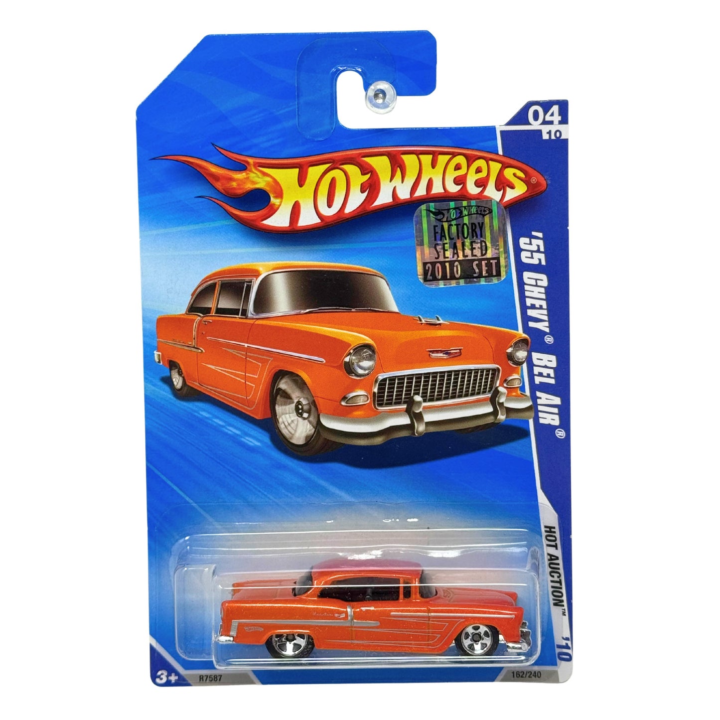 Hot Wheels Hot Auction ’10 1955 Chevy Bel Air 1:64 Diecast Factory Sealed