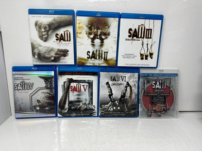 Saw I-VII The Final Chapter Blu-ray Horror Movie Collection Unrated Set