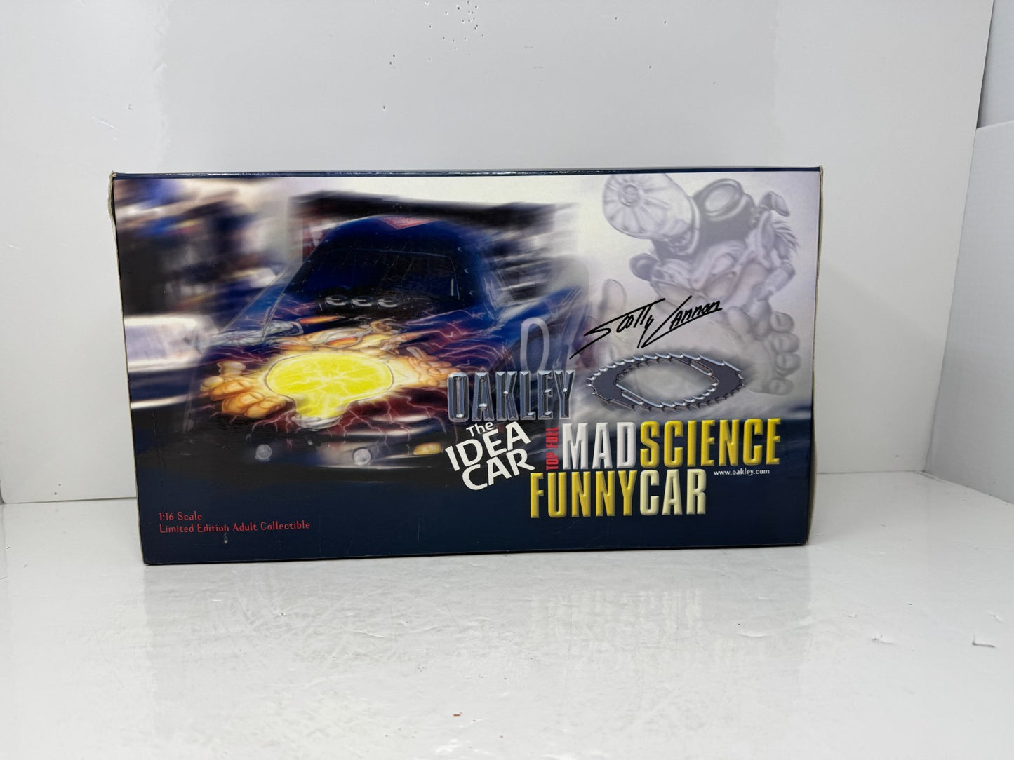 Milestone Scotty Cannon NHRA Oakley Mad Science Idea Car Funny Car 1:16 Scale