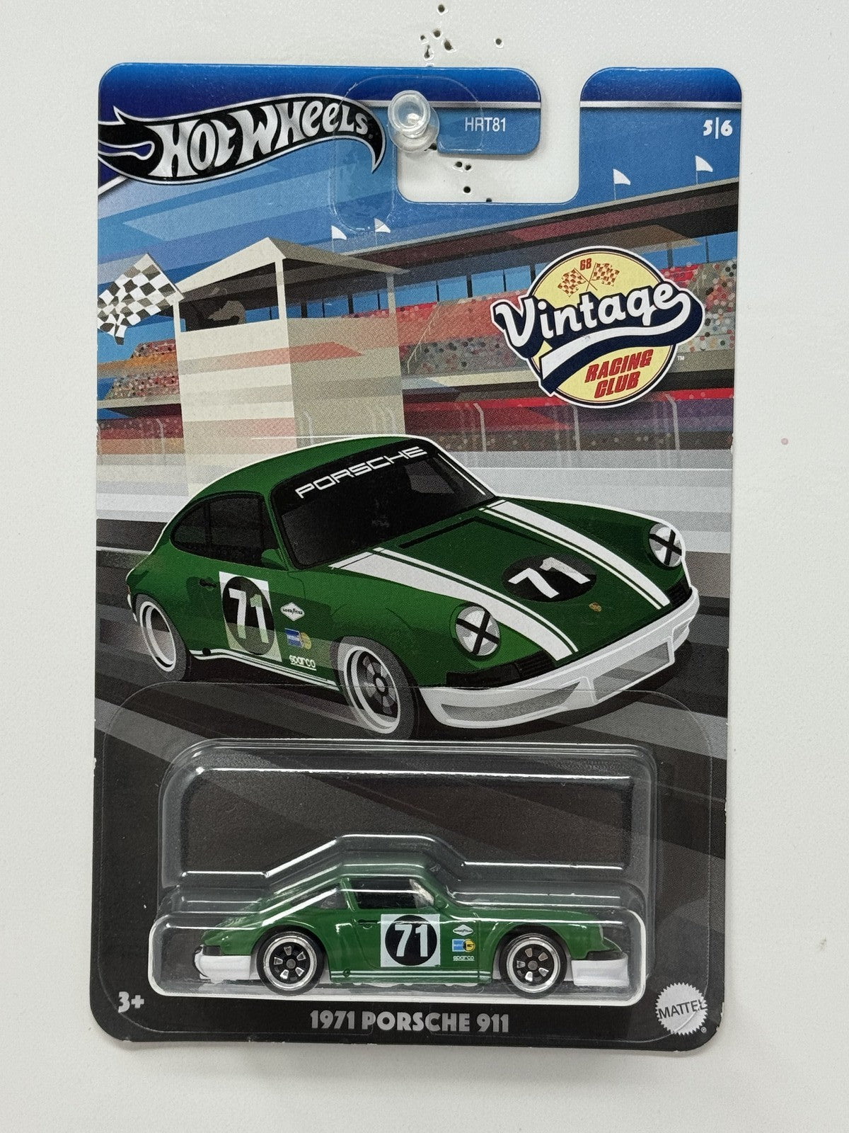 Hot Wheels Vintage Racing Club 1971 Porsche 911 1:64 Diecast