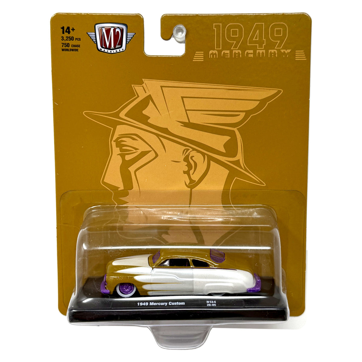 M2 Machines Forever Gold 1949 Mercury Custom CHASE 1:64 Diecast