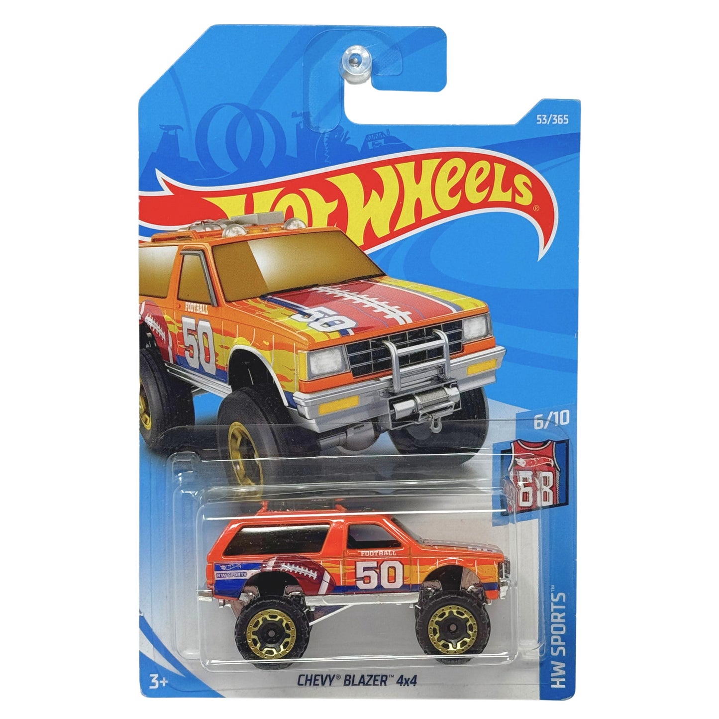 Hot Wheels Sports 1989 Chevy Blazer 4x4 1:64 Diecast