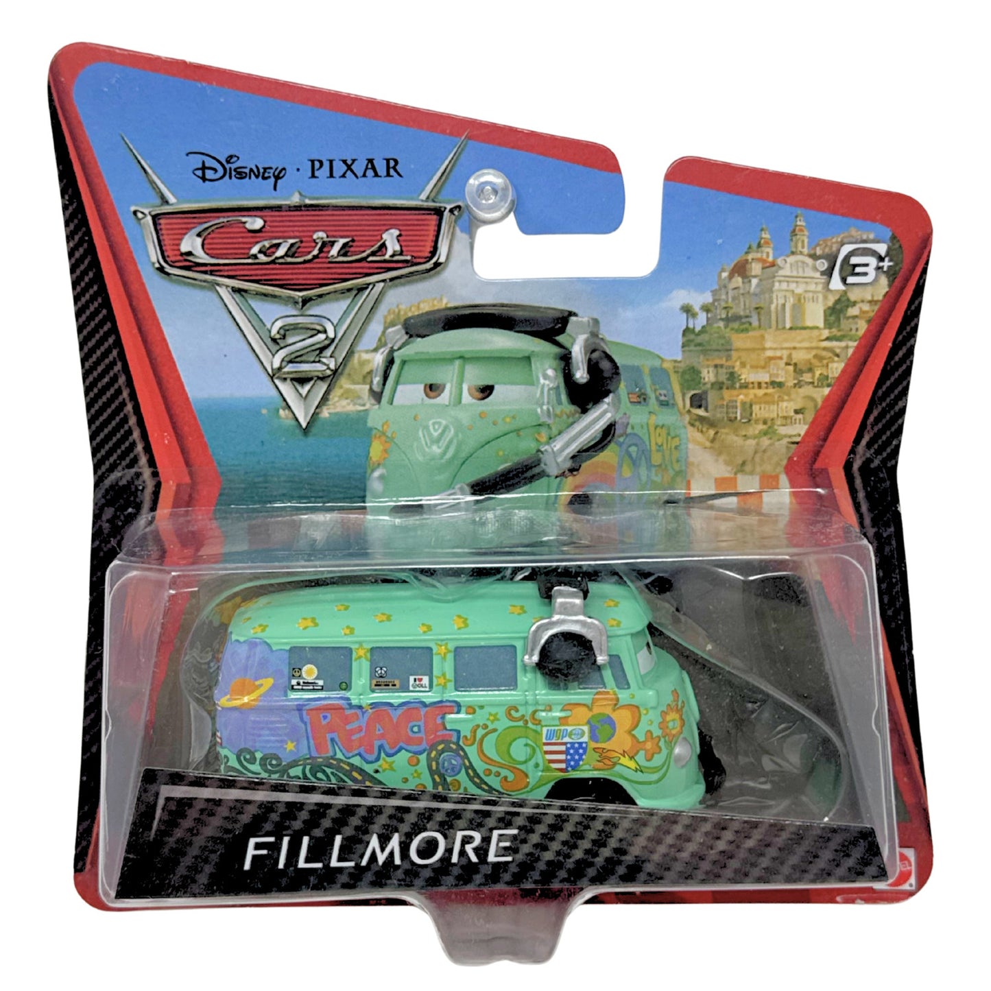 Mattel Disney Pixar Cars 2 Fillmore 1:55 Diecast