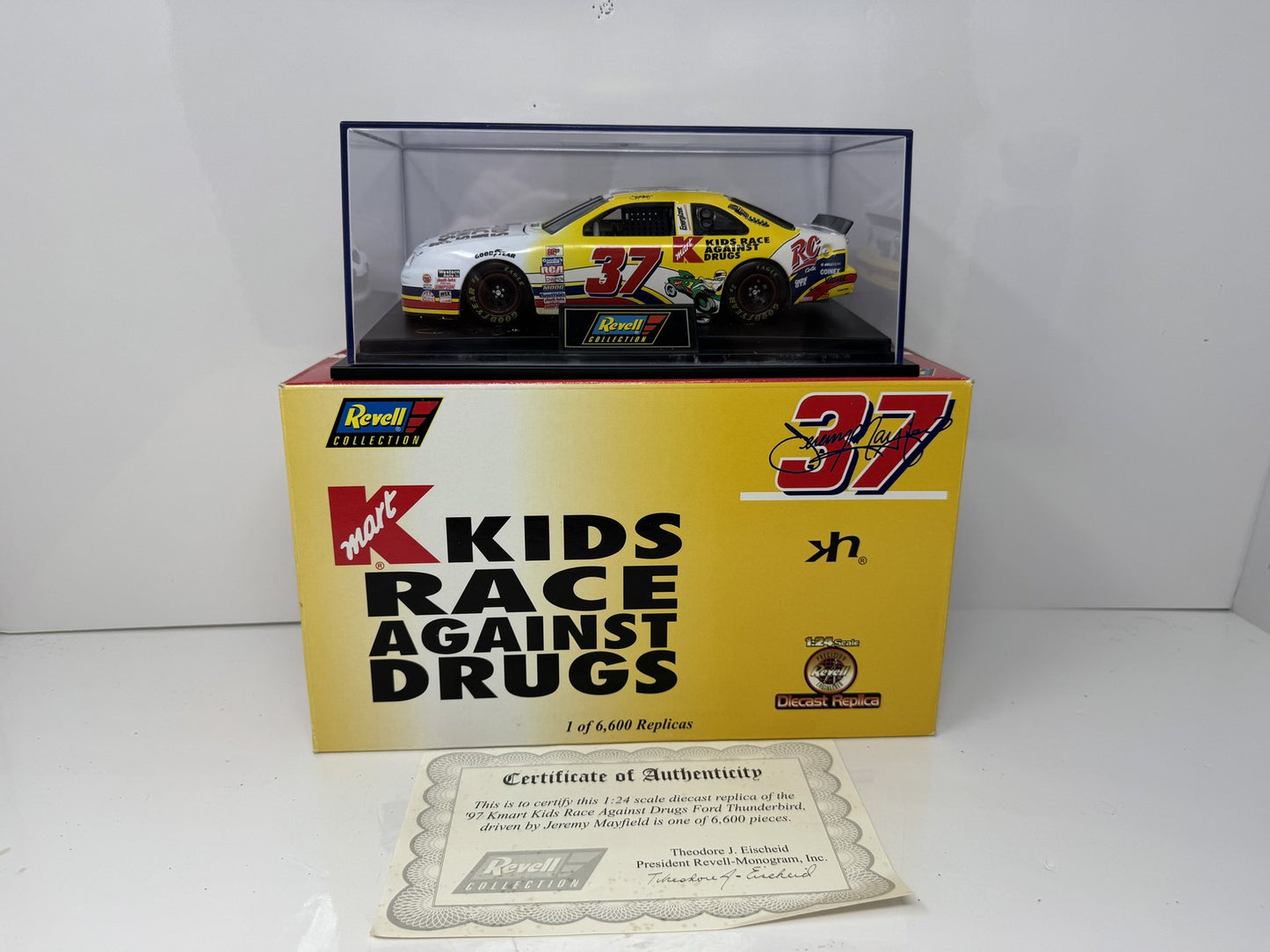 Revell Nascar Jeremy Mayfield #37 Kmart Ford Thunderbird 1:24 Diecast