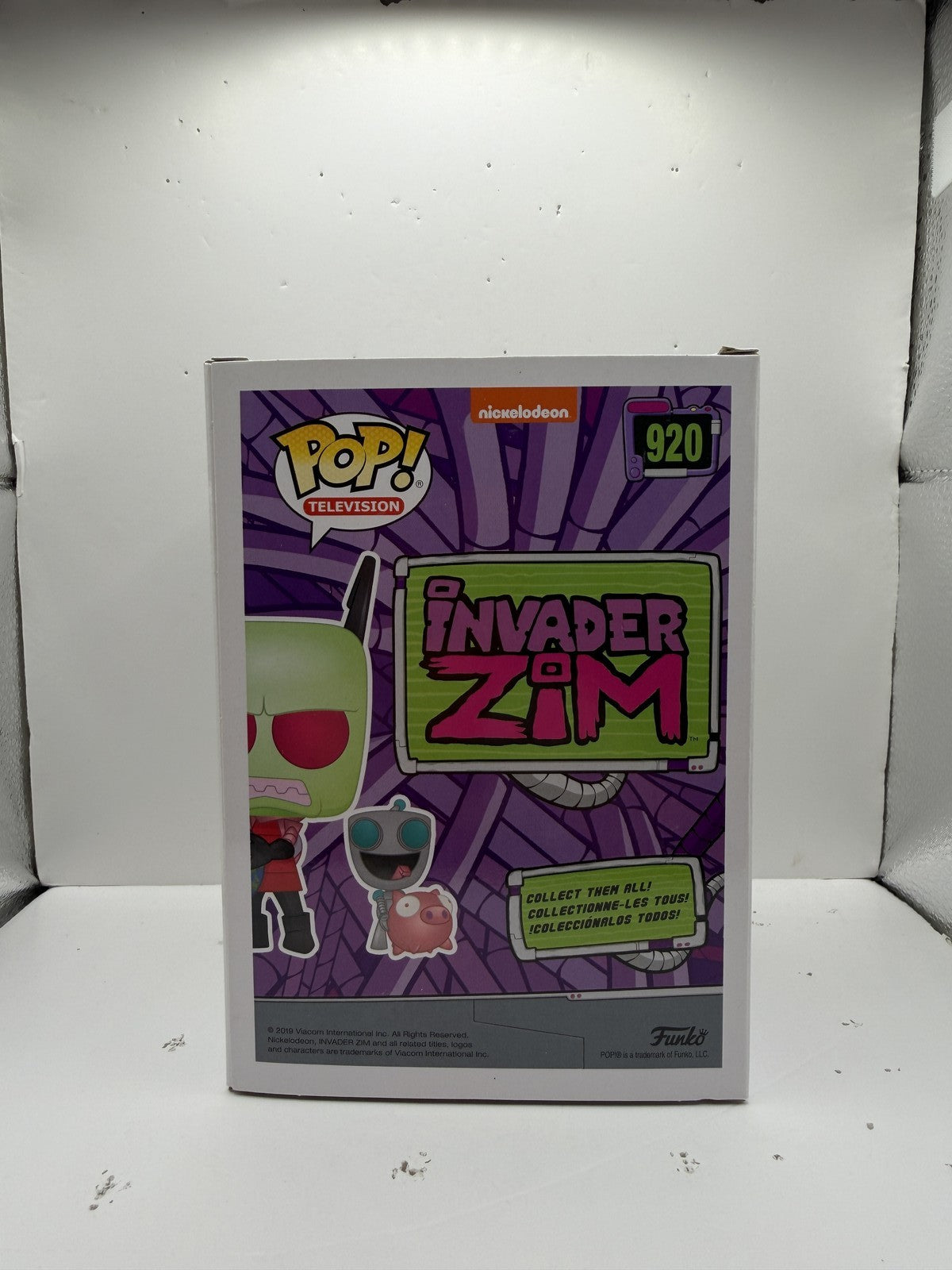 Funko Pop! Television Invader Zim #920 Zim & GIR Hot Topic Vinyl Figures