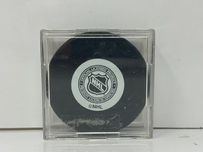 Matt Stajan Toronto Maple Leafs Signed NHL Autograph Puck Silver Auto