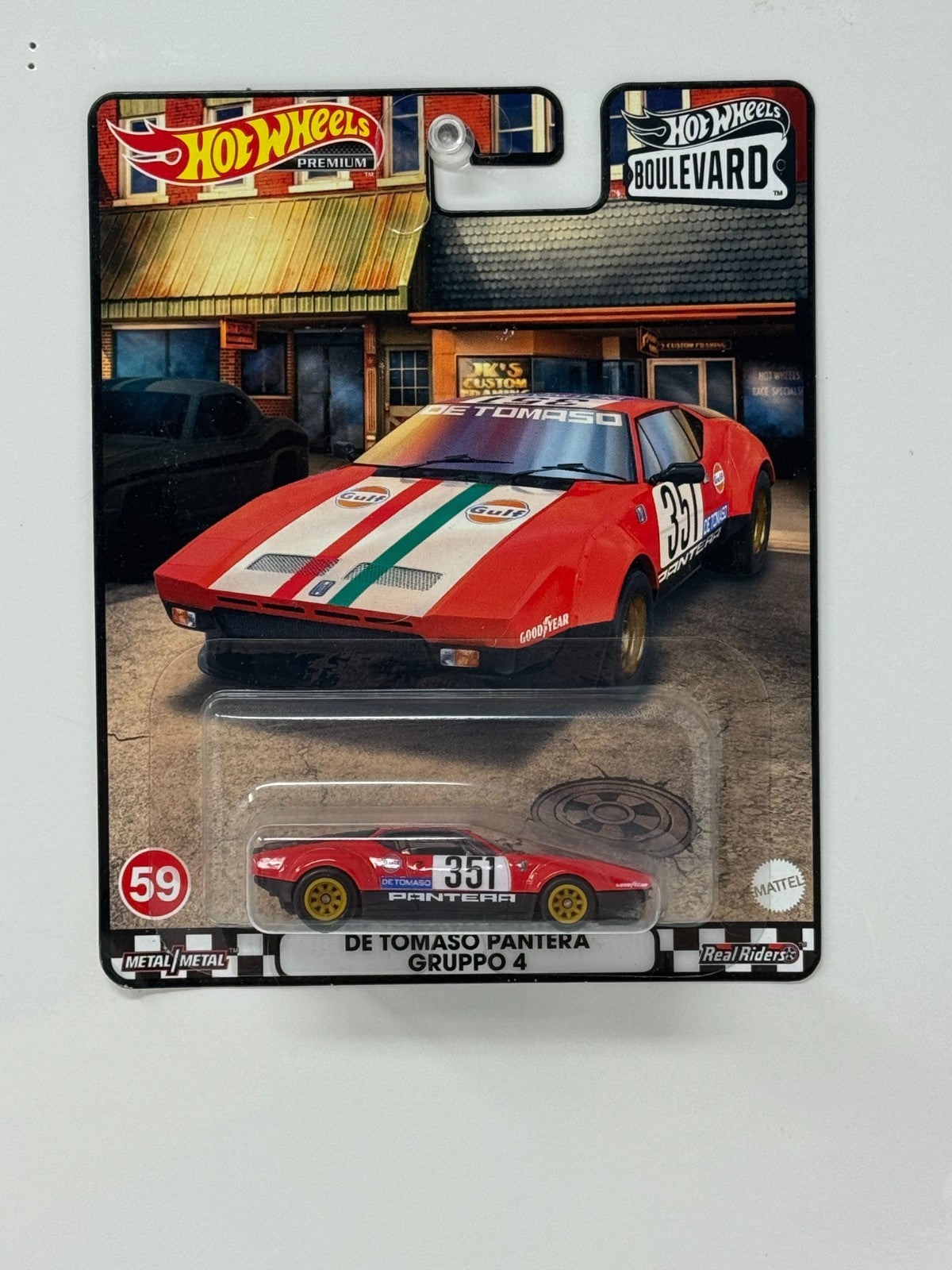 Hot Wheels Premium Boulevard #59 De Tomaso Pantera Gruppo 4 1:64 Diecast