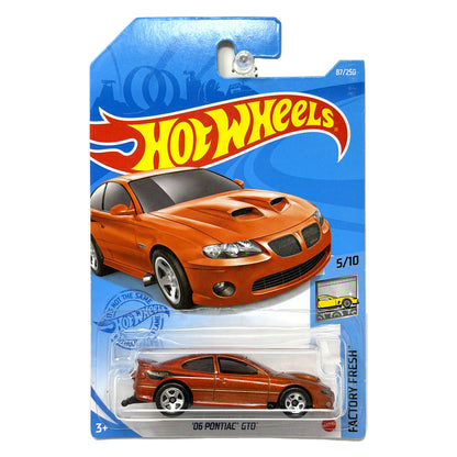 Hot Wheels Factory Fresh 2006 Pontiac GTO 1:64 Diecast Orange