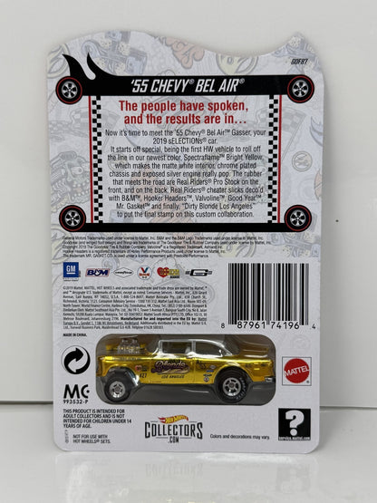 Hot Wheels RLC Red Line Club Selections 1955 Chevy Bel Air Gasser 1:64 Diecast