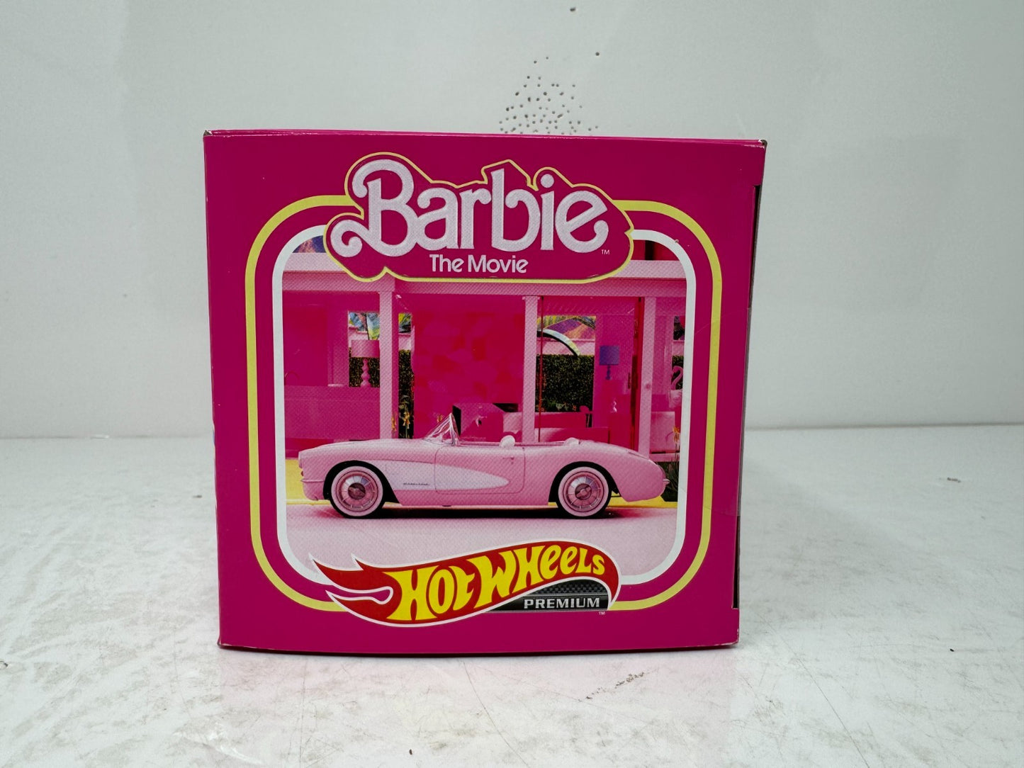 Hot Wheels Premium Barbie The Movie 1956 Corvette Collector Set 1:64 Diecast