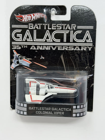 Hot Wheels Retro Entertainment Battlestar Galactica Colonial Viper 1:64 Diecast