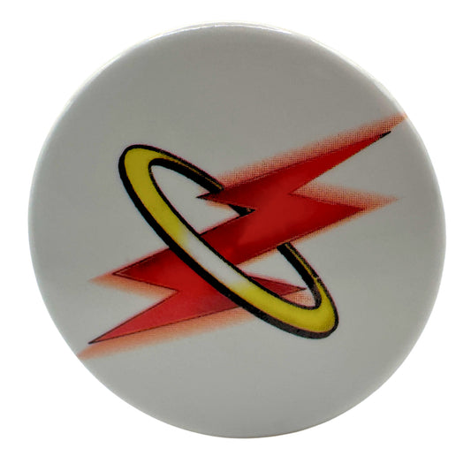 DC The Flash Logo Pin-back Button UDT1
