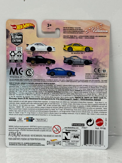 Hot Wheels Premium Street Tuners Honda S2000 1:64 Diecast
