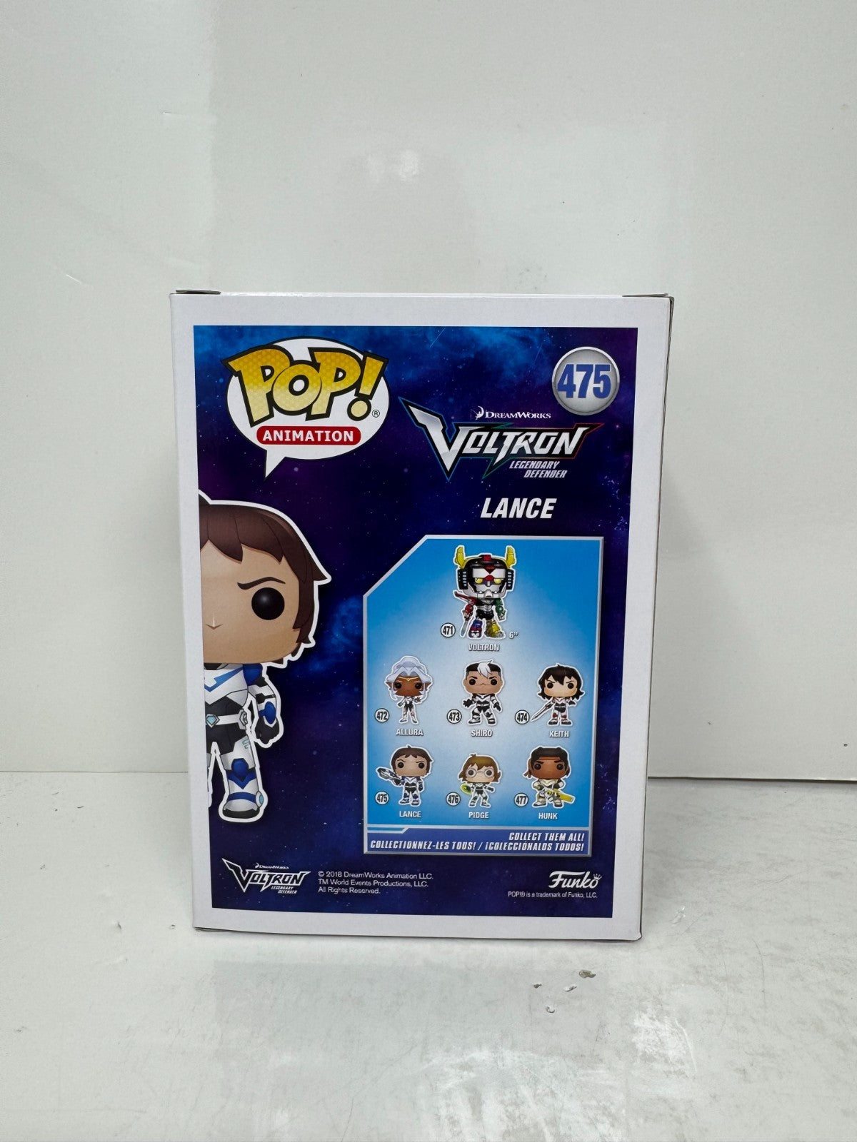 Funko Pop! Animation Voltron Legendary Defender Lance #475 Vinyl Figure