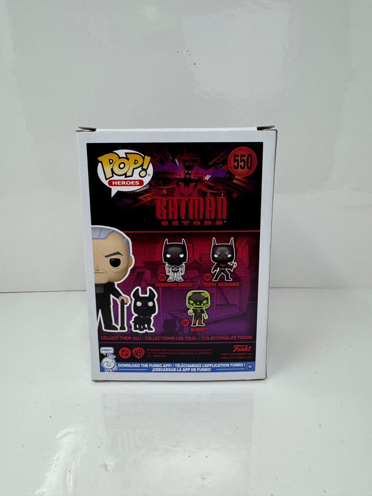 Funko Pop! Heroes Batman Beyond #550 Bruce Wayne & Ace Limited Vinyl Figures