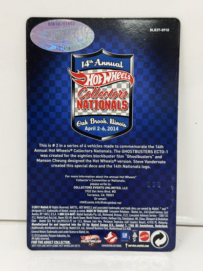 Hot Wheels 2014 Collectors Nationals Ghostbusters Ecto-1 1:64 Diecast 0698/2800