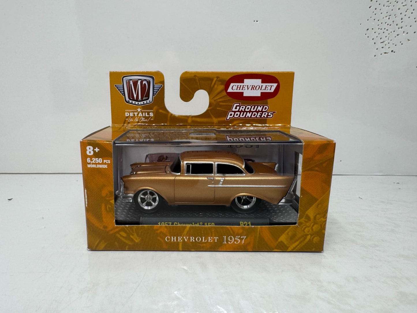 M2 Machines Ground Pounders 1957 Chevrolet 150 1:64 Diecast