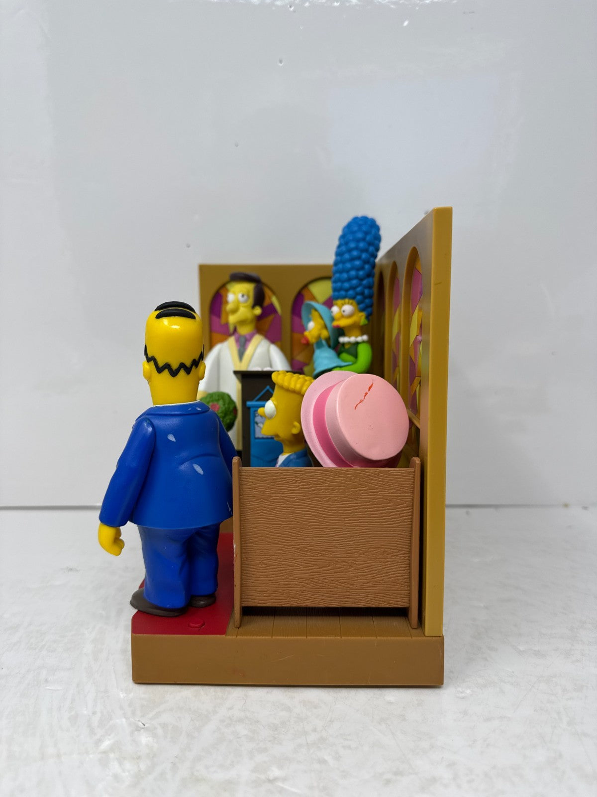 Simpsons World of Springfield First Church of Springfield Set Playmates Diorama