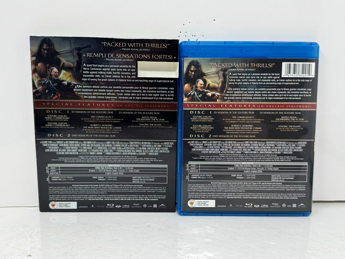 Conan the Barbarian (3D Blu-ray) Jason Momoa Fantasy Action Adventure