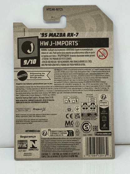 Hot Wheels HW J-Imports 1995 Mazda RX-7 1:64 Diecast