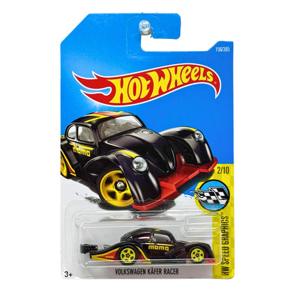 Hot Wheels Speed Graphics Volkswagen Kafer Racer MOMO Black 1:64 Diecast