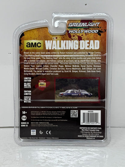 Greenlight Hollywood The Walking Dead Ford Crown Victoria Police 1:64 Diecast