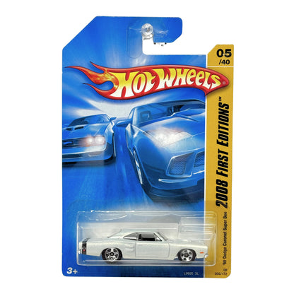 Hot Wheels First Editions 1969 Dodge Coronet Super Bee 1:64 Diecast White